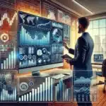 Man reviewing XS trading platform