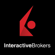 Interactive Brokers logo – circular format branding of the global trading platform offering access to stocks, options, futures, and forex