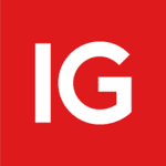 IG Group logo – branding of the online trading provider specializing in forex, CFDs, and spread betting services